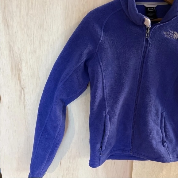 The North Face Full Zip Fleece Jacket Coat Purple Blue Womens Size Small - Picture 4 of 10